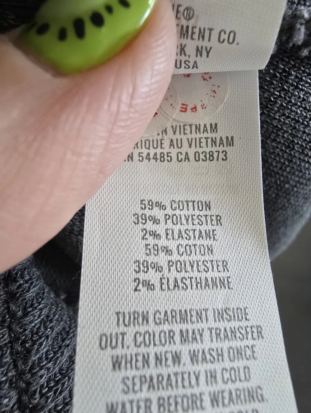 Aerie Mini Skirt Ribbed Grey Pockets Size XL